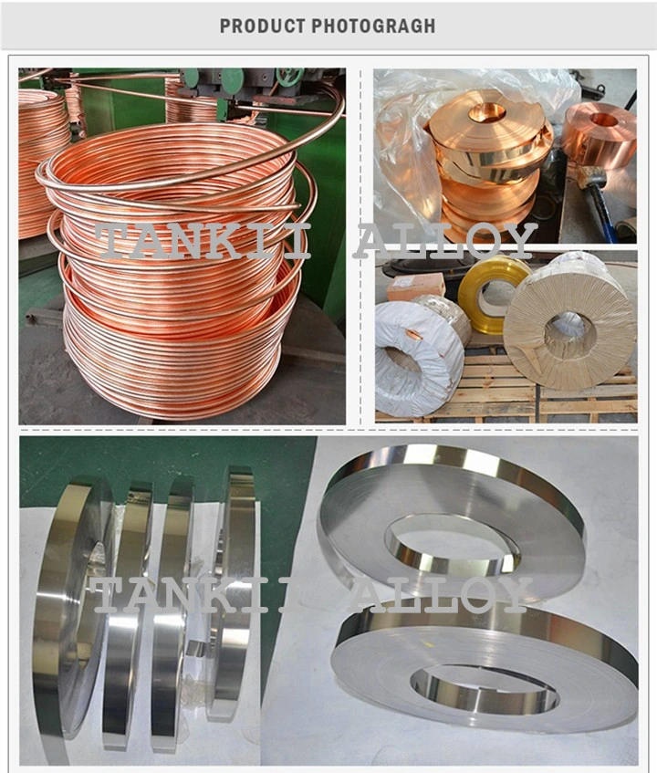 Cupro Nickel Alloy CuNi2 Folie voor thermische overbelasting relais 1