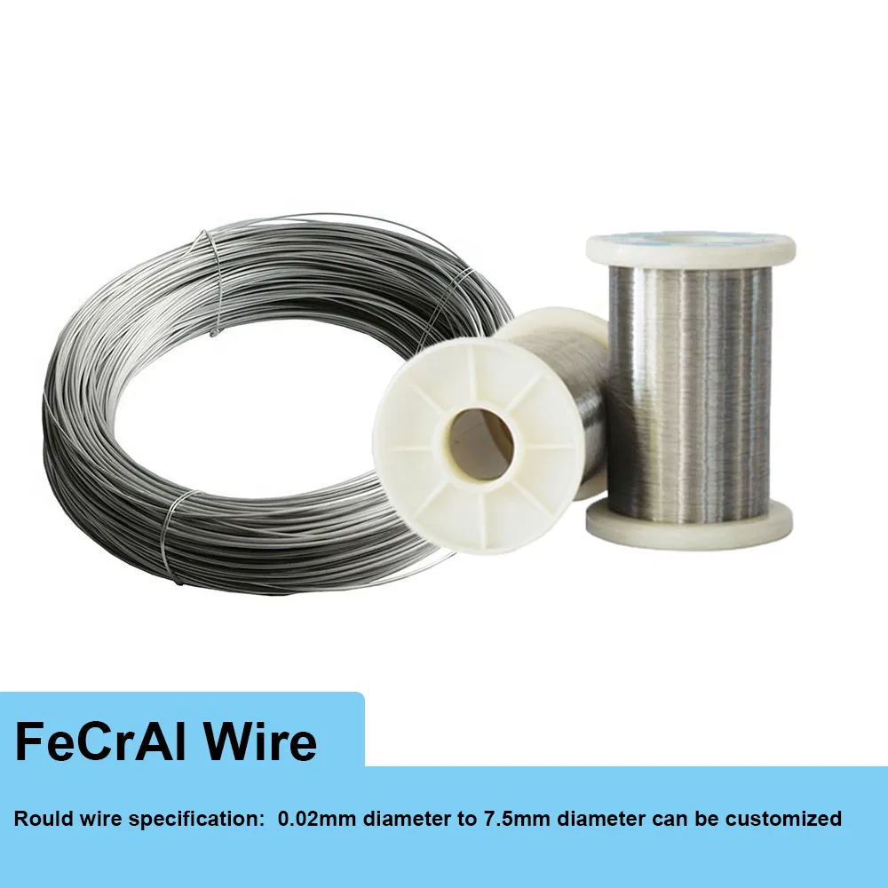 Fecral legering 0cr21al6nb 0cr27al7mo2 0cr25al5 Elektrisch verwarmingselement 0