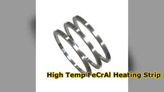 0Cr23Al5 FeCrAl verwarmingsstrip Hoge temperatuurprestaties
