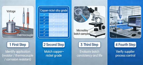 Latest company news about De professionele gids voor het verkrijgen van koper-nikkellegering (kopernikkeldraad)